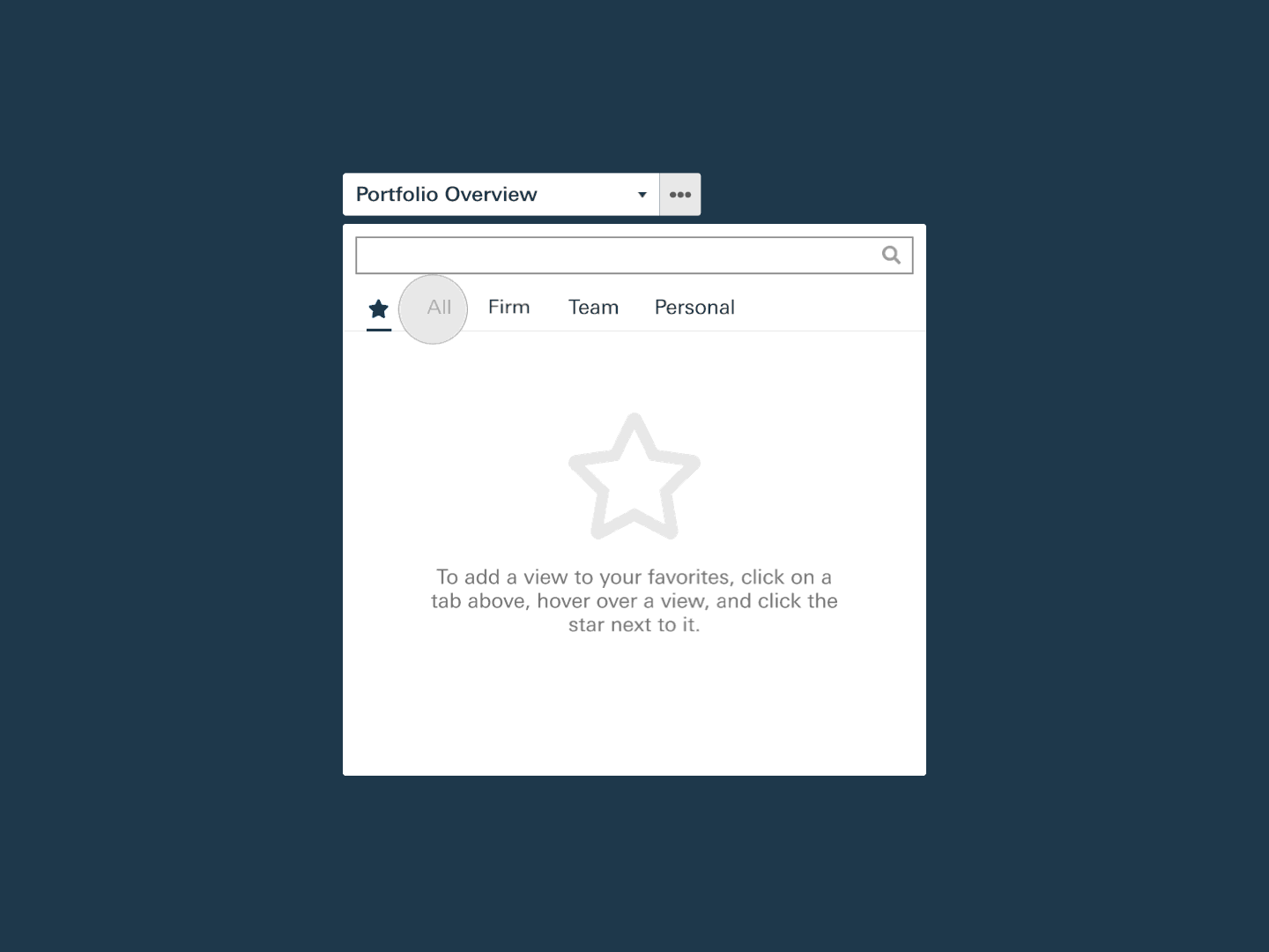 Instead of having to save a specific view or report template at either the user level or the company level, many of our clients were requesting team-level options.