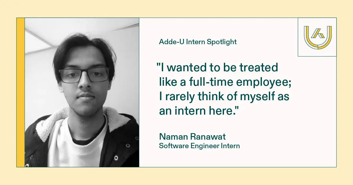 Naman Ranawat  Software Engineering Intern