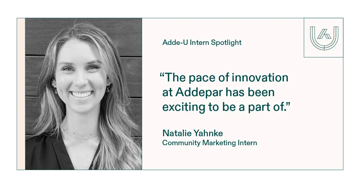 Natalie Yahnke  Community Marketing Intern
